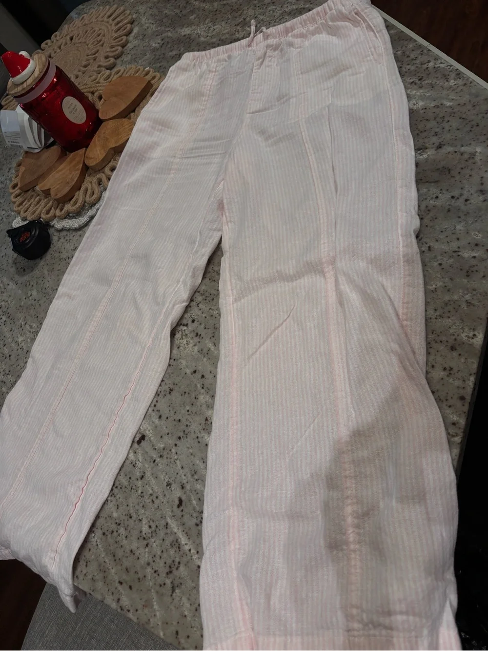 Old Navy Light Pink Ribbed Girls Pants